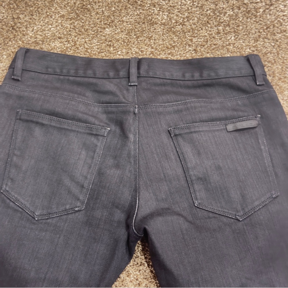 PRADA Men’s Raw Demin Black Jeans